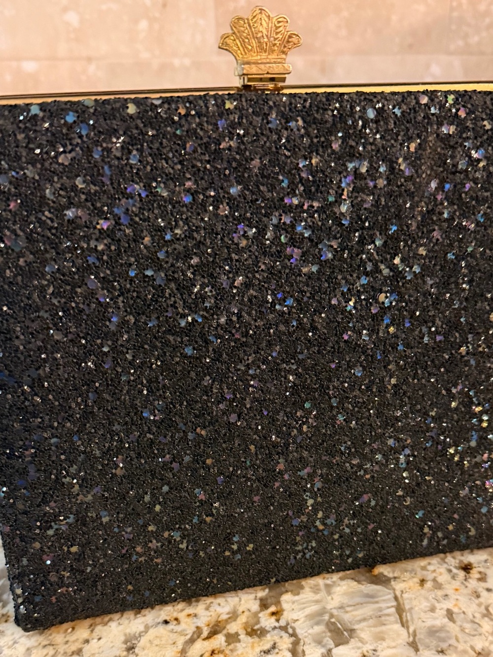 Vintage 1950s Mam’selle Original New York Glitter Box Clutch Set (Deadstock)